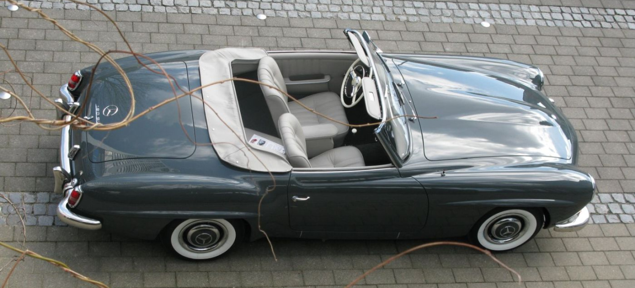Sterne unterm Hammer: 1956 Mercedes-Benz 190 SL zu verkaufen: Die Graue Eminenz: Liebhaber gesucht!