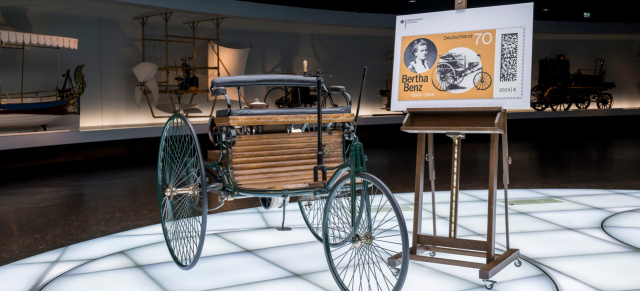 Große Ehrung im Kleinformat: Zum 175. Geburtstag: Bertha Benz bekommt eigene Briefmarke