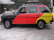 Der Bitburger WM-Benz: Die Fans bereiten sich auf die WM vor mit Bit und Benz - in diesem Fall ein W123 T-Modell in Deutschland-Farben
