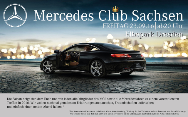 Mercedes Club Sachsen - Abparken 2016 - EP Dresden