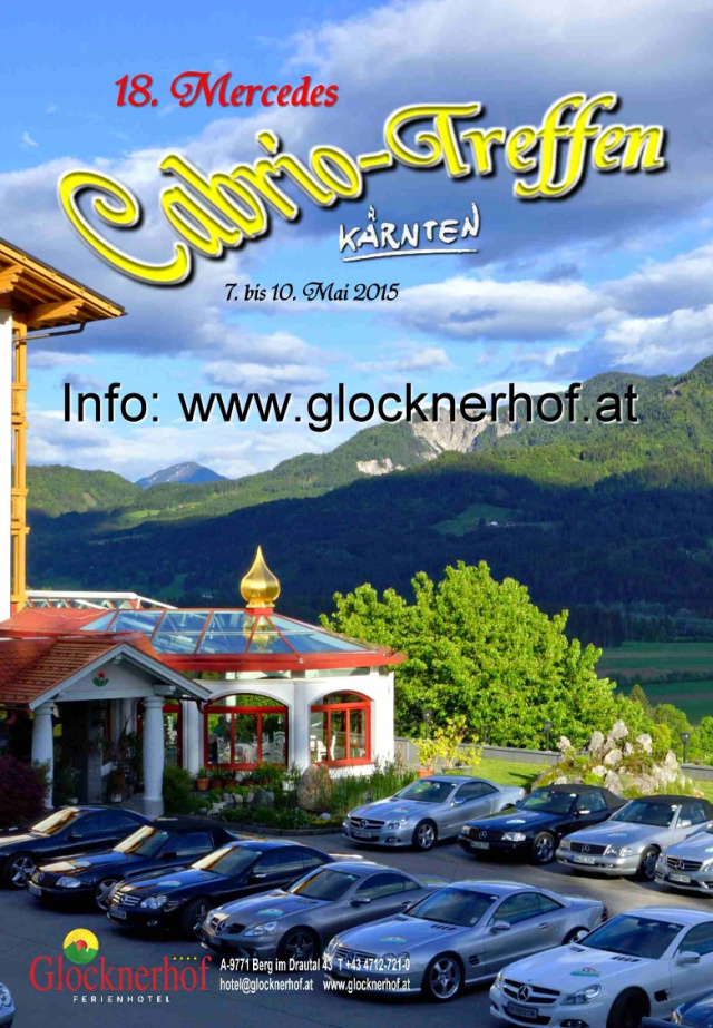 19. Mercedes Cabriotreffen - Hotel Glocknerhof
