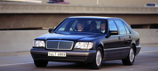 Mercedes-Benz Baureihen: W140 S-Klasse (1991-1998): Groß und gut: Beim W140 durfte S gern auch mal etwas mehr sein.