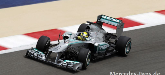 Formel 1: Großer Preis von Bahrain 2013: Rosberg auf der Pole!: Niko Rosberg fährt die zweite Pole Position seiner Karriere heraus - Lewis Hamilton nach der Quali auf Platz 4! 