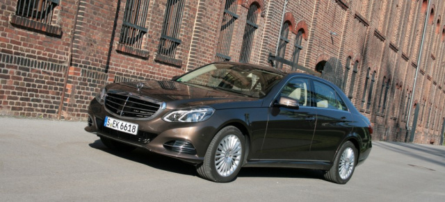 Der Klassiker: Mercedes-Benz E-Klasse E250 Fahrbericht: Sag doch einfach: "Wir fahren Mercedes!": Die Limousine im Test