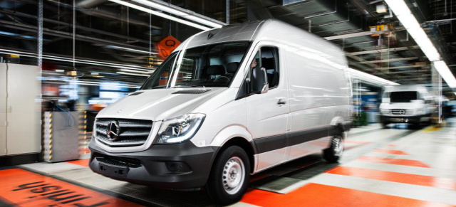 Mercedes-Benz Vans baut Sprinter-Werk in den USA: Nächste Generation des Sprinters läuft künftig auch in Charleston, South Carolina vom Band