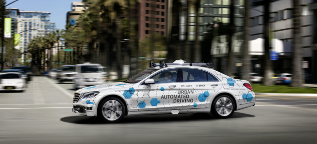 Automatisiertes Fahren: San José soll für Daimler und Bosch zur Pilotstadt für automatisierten Mitfahrservice werden 