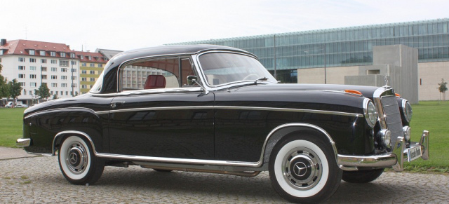 Originalgetreu restauriert: 1958 Mercedes-Benz Ponton Coupé: Wieder ein Mercedes-Benz Oldtimer von der Ponton Manufaktur