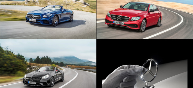 Verkaufsstart für neue Mercedes-Modelle: Ab April bei den Händlern: Bestellfreigabe für neue E-Klasse, SLC und SL 