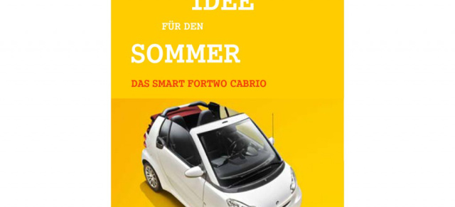 Großer smart Cabriotag am 27. Mai in München: Dazu wird die Studie vom smart forspeed gezeigt