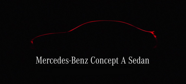 Mercedes-Benz Weltpremiere in Shanghai: Teaser-Video:‭ ‬Mercedes-Benz Concept A Sedan