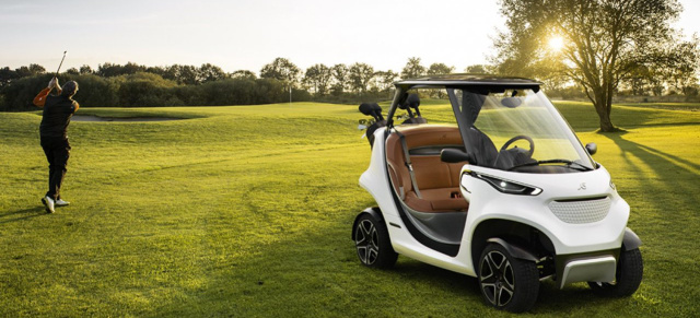 Genfer Auto Salon 2018: Premiere in Genf:  The Garia Golf Car inspired by Mercedes-Benz Style 