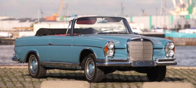 ###Creme de la Cabrio: Mercedes 300SE: 1964er W112 bezaubert mit Look und Luftigkeit