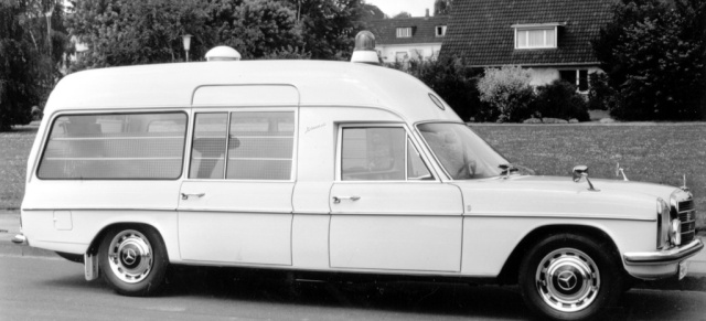Mercedes Krankenwagen: Mit Stern ins Spital: Krankenwagen, die auf Mercedes-Limousinen basieren, retten seit Jahrzehnten Menschenleben