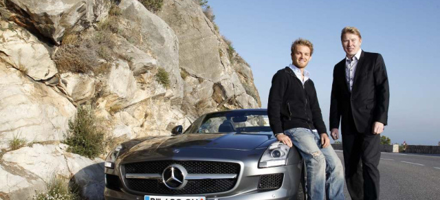 Video: Zwei Rennfahrer - eine Leidenschaft: Mercedes Silberpfeil: Nico Rosberg trifft Mika Häkinnen