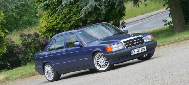 Blau wie der Himmel: 1992 Mercedes-Benz 190E 2.3 Azzurro: Seltenes Baby-Benz Sondermodell 

