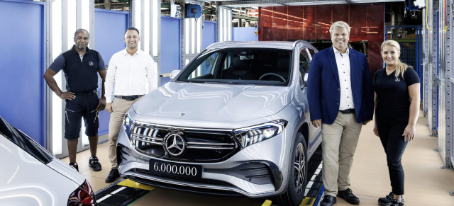 Meilenstein für das Mercedes-Benz Werk Rastatt: Der 6-millionste Mercedes rollt vom Band