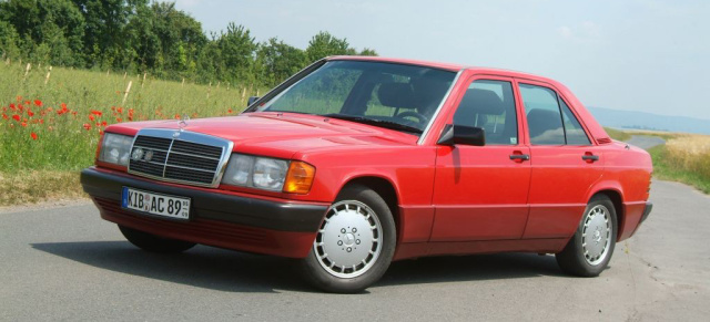 Baby-Benz in Bestform: Rot und rüstig: 91er Mercedes 190 D mit 350.000 pannenfreien Kilometern