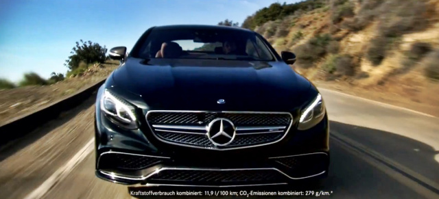 Super-Star im Film: Mercedes-Benz S65 AMG Coupé: Neuer Viderotrailer mit dem 630 PS starken Sportwagen