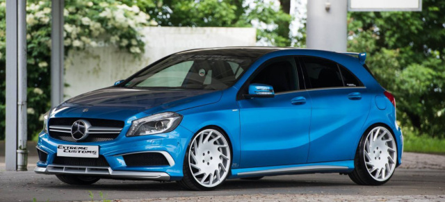 Mercedes-Benz A-Klasse: Turbostarkes Tuning: Neues Rad - neuer Look: 20-zöllige Vossen-Wheels für den Mercedes A200 CDI