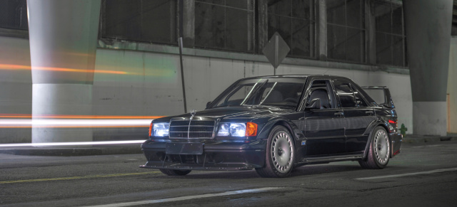 1 von 502 "Cosworth gepowererten" Homologationsmodellen: Nur 5000 km: 1990 Mercedes-Benz 190 E 2.5-16 Evolution II