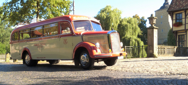 Im Reisebus der 1950er Jahre kann man stilvoll Reisen!: O wie Omnibus: 1954 Mercedes-Benz O 3500 