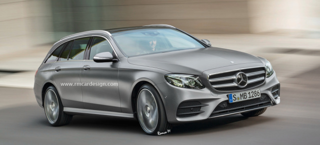 Mercedes-Benz E-Klasse-Generation: Neue Renderings: Mercedes-Benz E-Klasse T-Modell S213