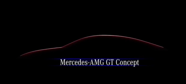 Genfer Autosalon: Mercedes-AMG Showcar: Film ab: Teaservideo vom Mercedes-AMG GT Showcar