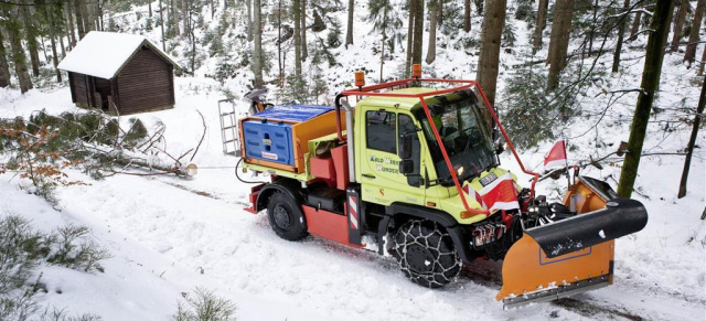 Unimog at work: Der Wald ruft! : Städtisches Forstamt Baden-Baden setzt erstmals U 400-Kombination mit Profi-Forstausrüstung ein