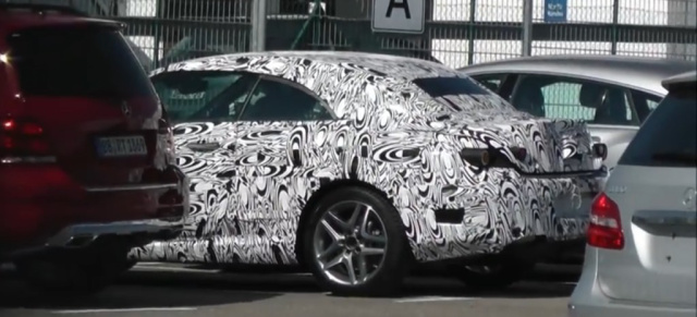 Erlkönig erwischt: Mercedes C-Klasse Cabriolet im Video: Filmaufnahmen von der kommenden C-Klasse Frischzelle