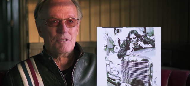 Filmstar Peter Fonda gesteht: „Ich liebe Mercedes": Der Filmstar aus Easy Rider und Easy Driver ist ein leidenschaftlicher  MIB 