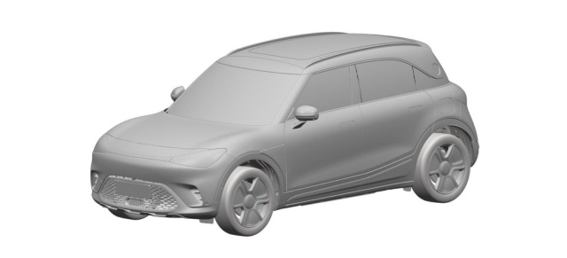 So sieht das smart-SUV-Serienmodell aus: Patentzeichnungen zeigen das kommende smart SUV ohne Showcar-Bling