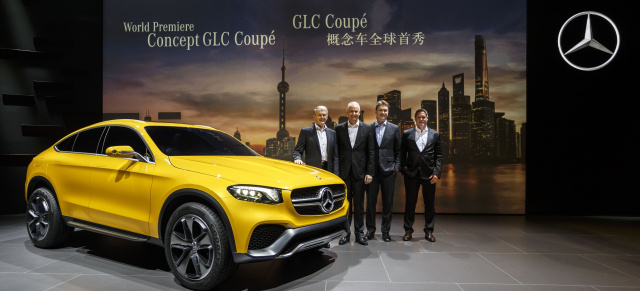 Mercedes-Benz auf der Auto Shanghai 2015: Weltpremiere des Mercedes-Benz Concept GLC