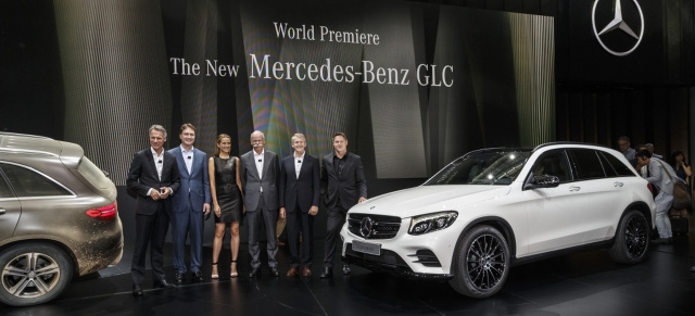 Weltpremiere Mercedes-Benz GLC: Die Willkommensfeier in Bildern: Fotos & Video vom Debüt