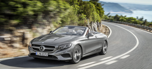 Offen heraus: Das neue Mercedes-Benz S-Klasse Cabriolet : Die Oberklasse von Mercedes-Benz präsentiert sich in aller Offenheit