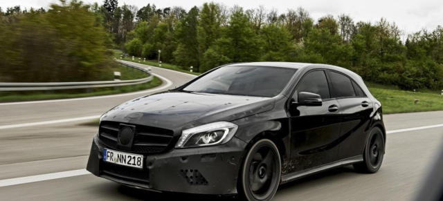 45 Jahre AMG = Autos Machen Glücklich: 45 Jahre AMG: Mercedes zeigt erste Bilder vom A 45 - der A-Klasse mit AMG-DNA