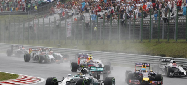 Formel 1 Ungarn: Podiumsplatz für Lewis Hamilton: Die Silberfpeil-Piloten fahren beim Großen Preis von Ungarn auf die Plätze 3 und 4 - Rosberg kommt an Hamilton nicht vorbei 