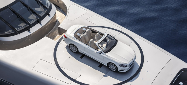 Mercedes S-Klasse Cabrio Ahoi!: Das neue Oberklasse-Cabrio sticht in See (Fotostrecke)