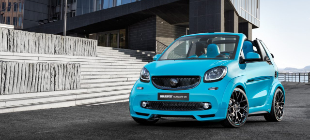 Genfer Autosalon 2017: Weltpremiere: BRABUS ULTIMATE 125 auf Basis smart fortwo /cabrio