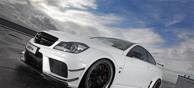 Der weiße Riese: VÄTH C63 AMG Black Series mit 756 PS: Weiß und heiß: VÄTH Automobiltechnik macht die stärkste C-Klasse als V63 Supercharged noch kraftvoller