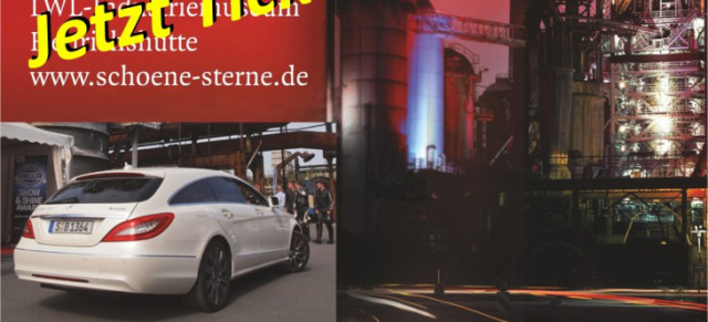 Noch bis zum 11. August Tickets für SCHÖNE STERNE 2013 sichern!: Der Vorverkauf für das Mercedes- & smart Treffen in Hattingen läuft noch bis zum 11. August!
