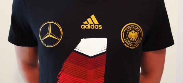Gewinnspiel: Die Nummer 1 der Welt sind wir!: Gewinnen Sie ein offizielles Mercedes-Benz DFB #1 - Weltmeister 2014  Homecoming T-Shirt. 