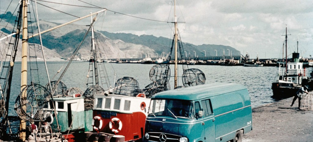Mercedes Baureihen: L/O 319 - Der Bulli von Mercedes-Benz : Mercedes Oldtimer für den Transport:  Lastwagen L 319 und Omnibus O 319 standen ab 1955 für Transport und Reise mit Stern