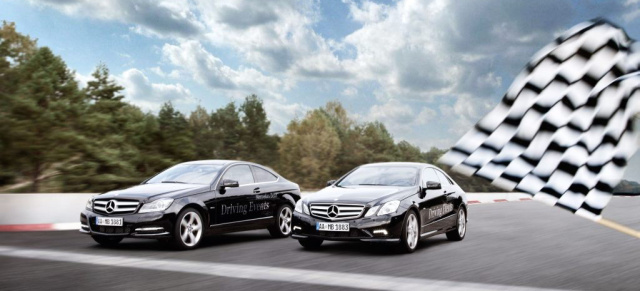 Mercedes-Benz  und AMG: Neue Fahrsicherheitstrainings 2012: Mit Sicheheit mehr Fahrspaß erleben
