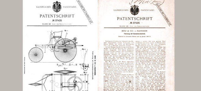 UNESCO ehrt Erfindung des Automobils : Patentschrift von Carl Benz wird UNESCO-Weltdokumentenerbe