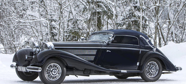 Leistungsträger: In puncto Power ist der 180 PS starke 1938er Mercedes-Benz 540K gewiss nicht von Gestern