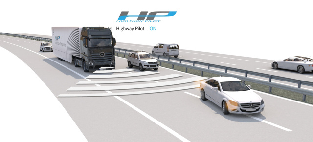 Daimler Trucks: Deutschland-Premiere eines autonomen Actros auf der A8