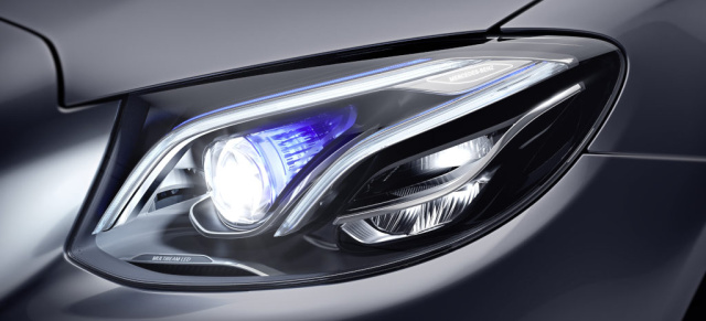 Die neue Mercedes-Benz E-Klasse: MULTIBEAM LED-Scheinwerfer (Video): Für Besserseher: Die neue E-Klasse ist die Lichtgestalt unter den Businesslimousinen