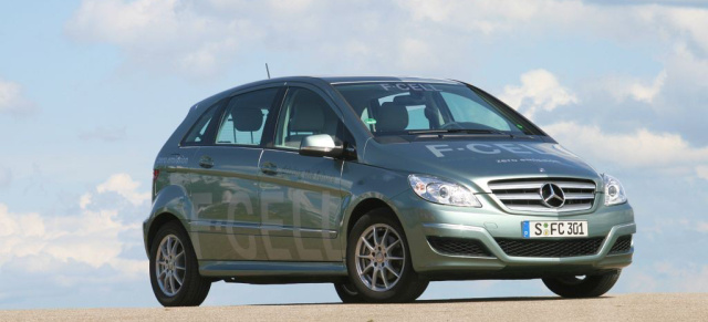 Saubere B-Klasse - sauberer Preis: Mercedes F-CELL für 35.000 Euro?: Daimler wird die Mercedes B-Klasse mit Brennstoffzelle  wohl zu einem erstaunlich günstigen Preis anbieten können