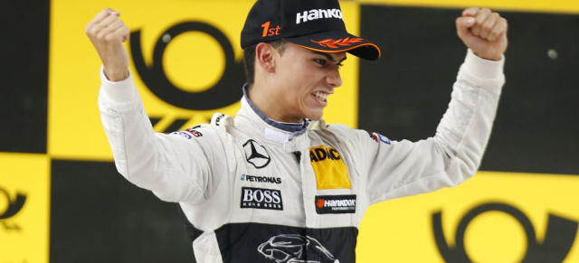 DTM  Lausitzring- Doppelsieg für Mercedes-Benz: Pascal Wehrlein  vor Christian Vietoris -  vier DTM Mercedes AMG C-Coupés in den Top-5