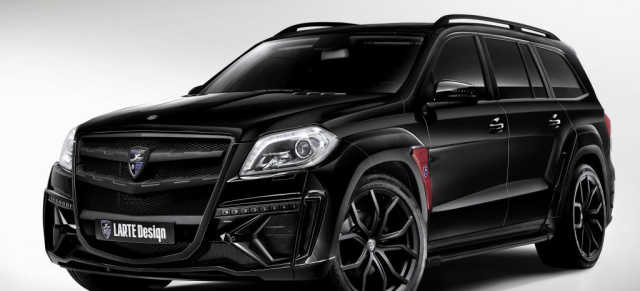 Black & Better: Mercedes GL von Larte Design: Performance-Paket für das Luxus-SUV von Mercedes-Benz